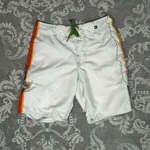 Hobie Custom Boys Bermuda Shorts Size 10 Multicolor Drawstring Casual Summer